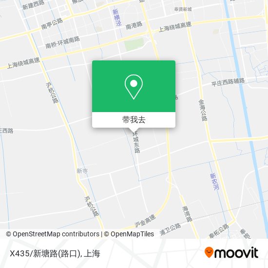 X435/新塘路(路口)地图