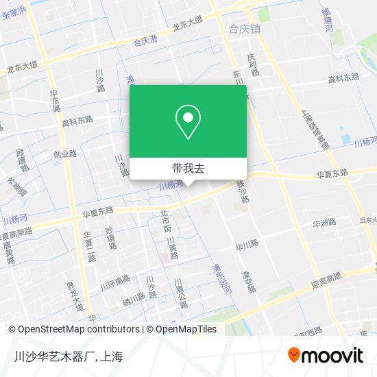 川沙华艺木器厂地图