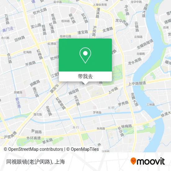 同视眼镜(老沪闵路)地图