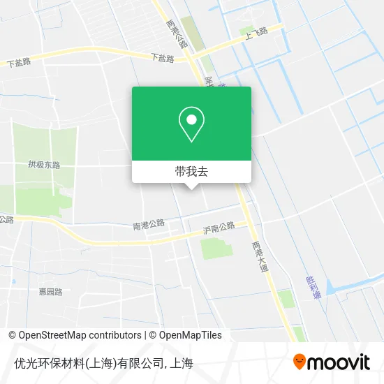 优光环保材料(上海)有限公司地图