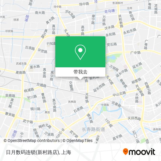 日月数码连锁(新村路店)地图