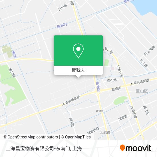 上海昌宝物资有限公司-东南门地图