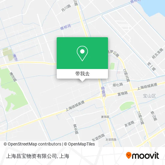 上海昌宝物资有限公司地图
