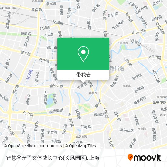 智慧谷亲子文体成长中心(长风园区)地图