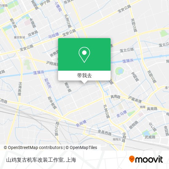 山鸡复古机车改装工作室地图