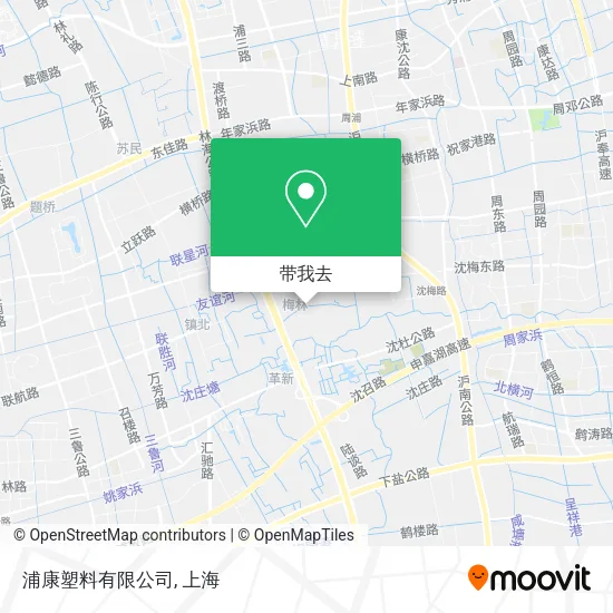 浦康塑料有限公司地图