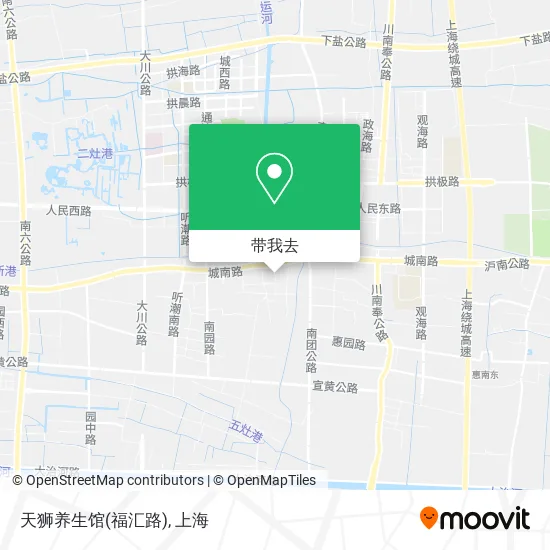 天狮养生馆(福汇路)地图
