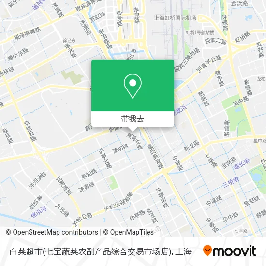 白菜超市(七宝蔬菜农副产品综合交易市场店)地图