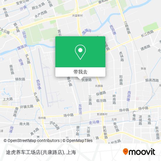 途虎养车工场店(共康路店)地图