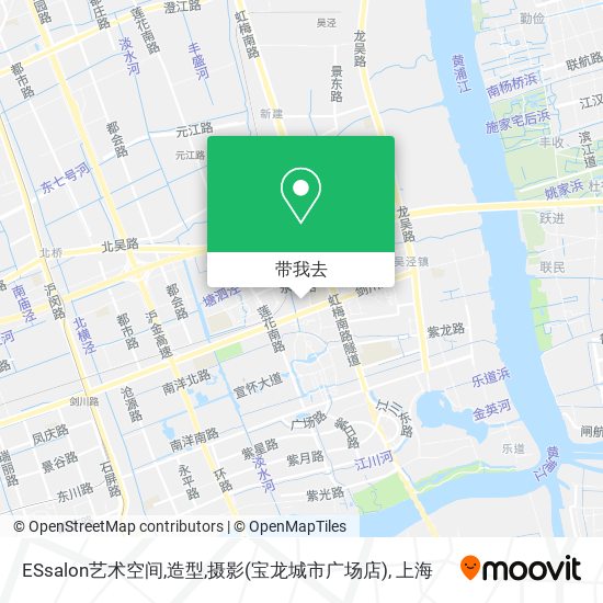 ESsalon艺术空间,造型,摄影(宝龙城市广场店)地图