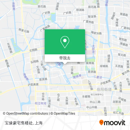 宝缘豪宅售楼处地图