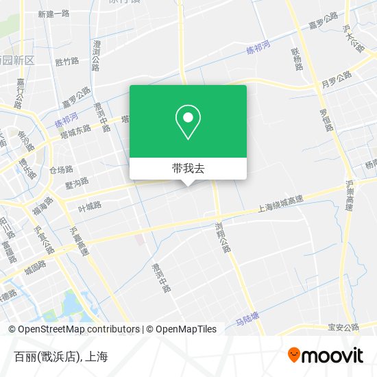 百丽(戬浜店)地图