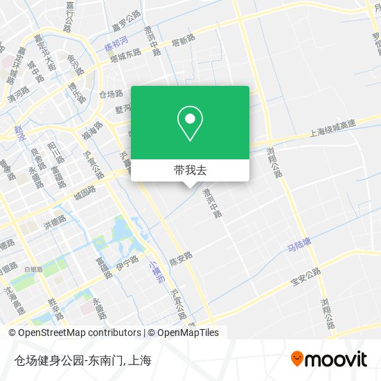 仓场健身公园-东南门地图