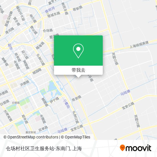 仓场村社区卫生服务站-东南门地图