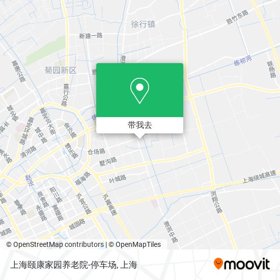 上海颐康家园养老院-停车场地图