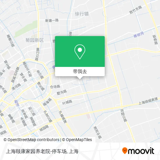 上海颐康家园养老院-停车场地图