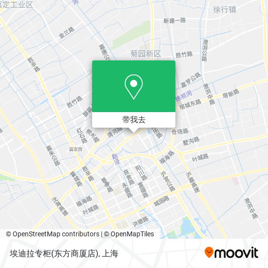 埃迪拉专柜(东方商厦店)地图
