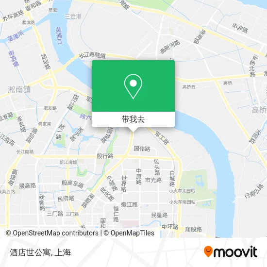 酒店世公寓地图