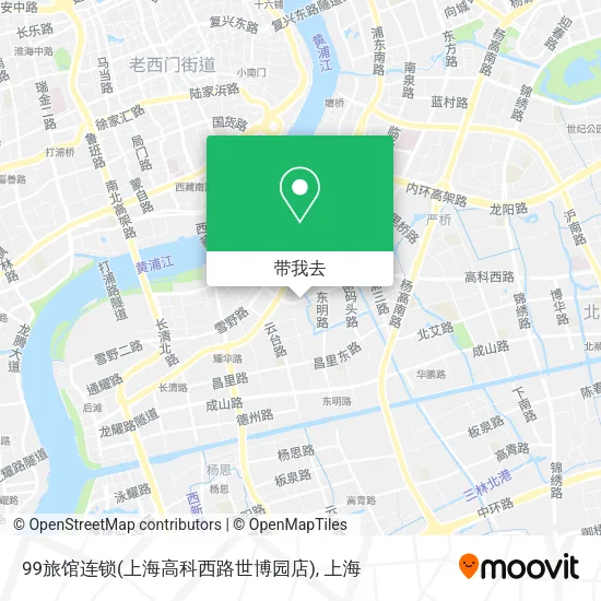 99旅馆连锁(上海高科西路世博园店)地图