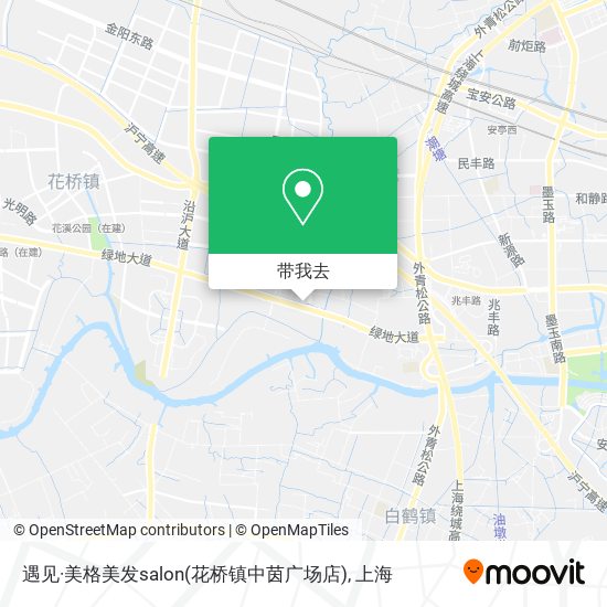 遇见·美格美发salon(花桥镇中茵广场店)地图