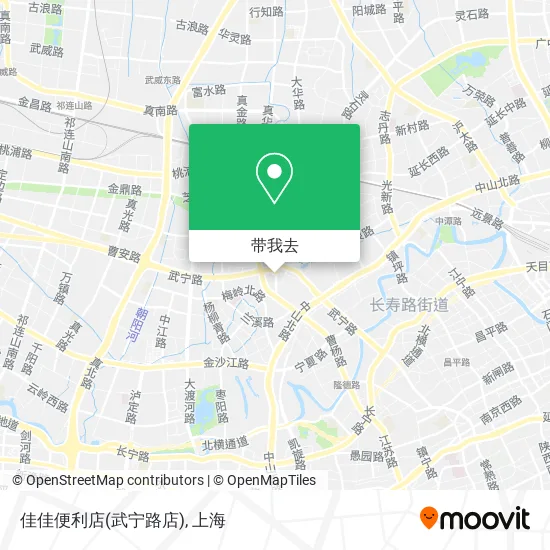 佳佳便利店(武宁路店)地图