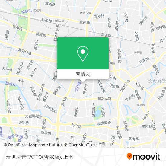 玩世刺青TATTO(普陀店)地图