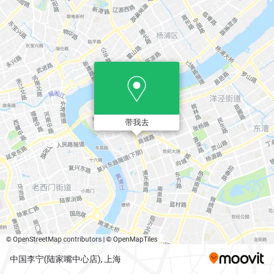 中国李宁(陆家嘴中心店)地图