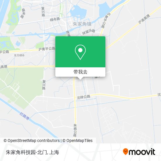 朱家角科技园-北门地图
