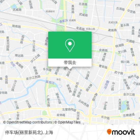 停车场(丽景新苑北)地图