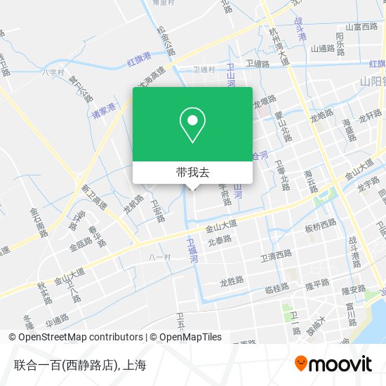 联合一百(西静路店)地图