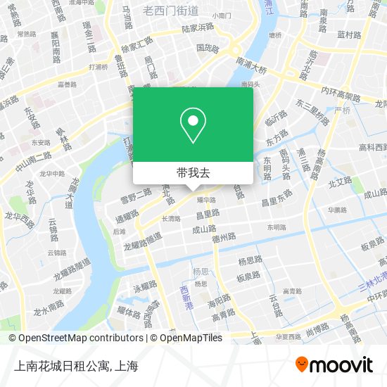 上南花城日租公寓地图