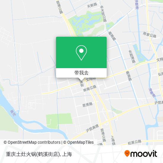 重庆土灶火锅(鹤溪街店)地图