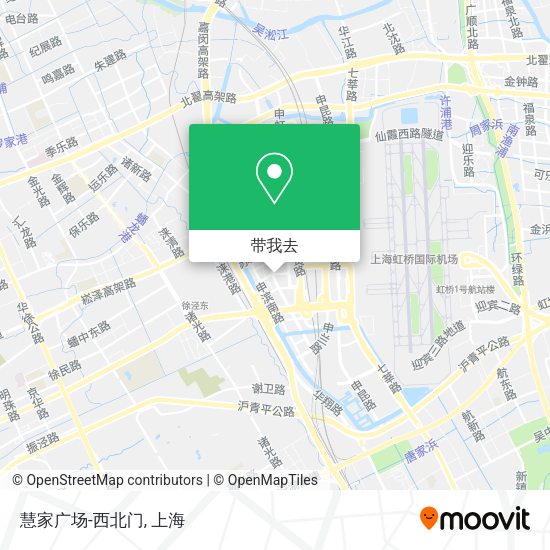 慧家广场-西北门地图