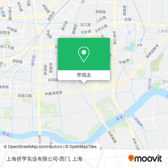上海侨亨实业有限公司-西门地图