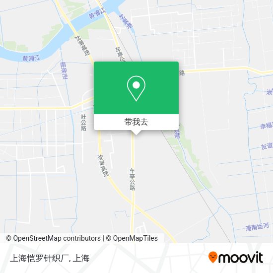 上海恺罗针织厂地图