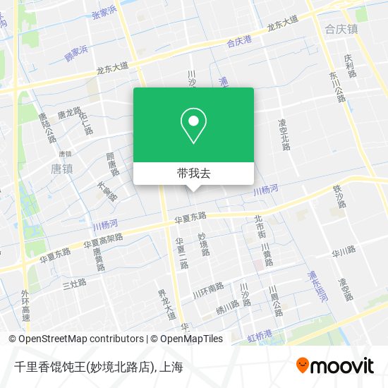 千里香馄饨王(妙境北路店)地图