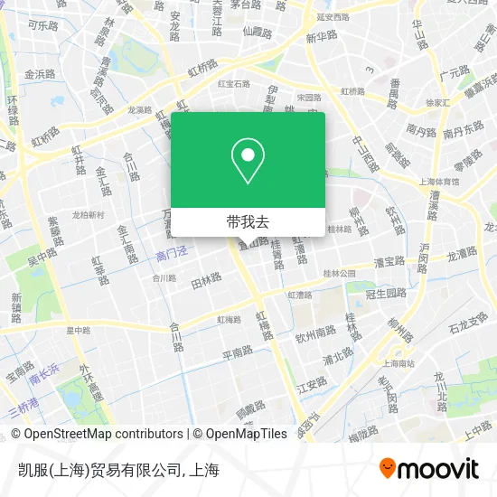 凯服(上海)贸易有限公司地图
