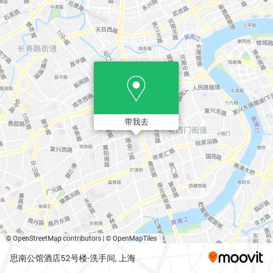 思南公馆酒店52号楼-洗手间地图