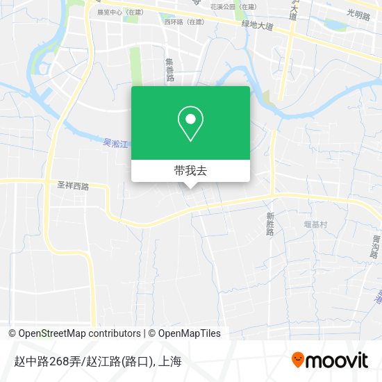 赵中路268弄/赵江路(路口)地图