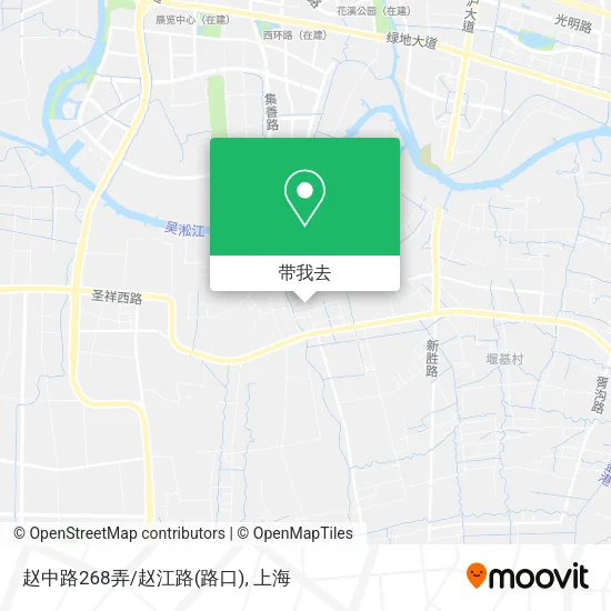 赵中路268弄/赵江路(路口)地图