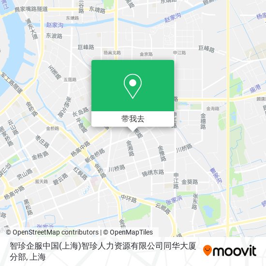 智珍企服中国(上海)智珍人力资源有限公司同华大厦分部地图