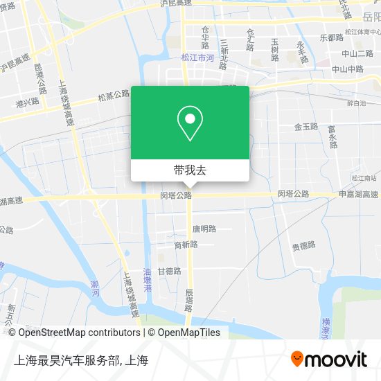 上海最昊汽车服务部地图
