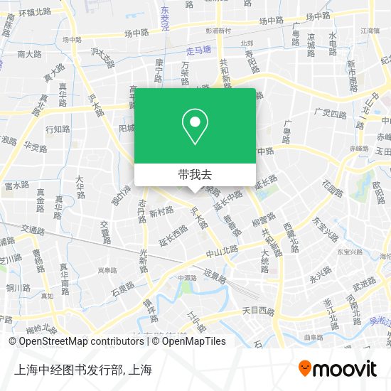 上海中经图书发行部地图
