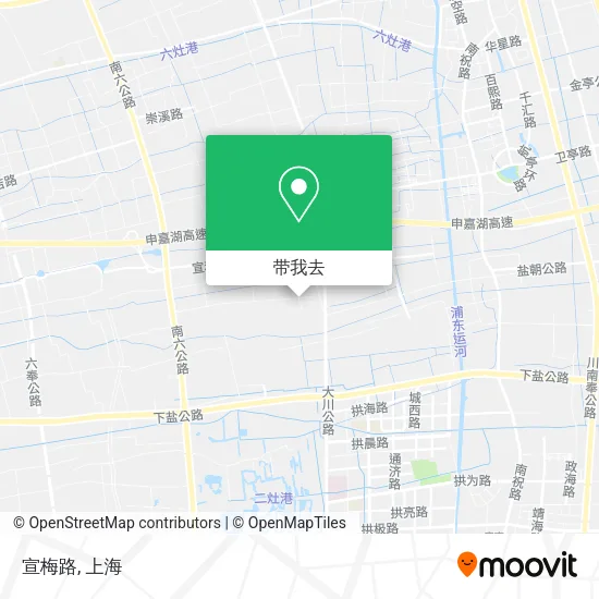 宣梅路地图