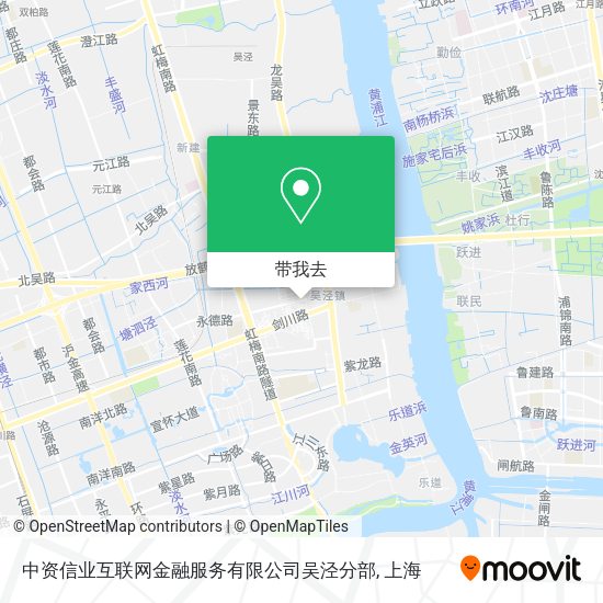 中资信业互联网金融服务有限公司吴泾分部地图