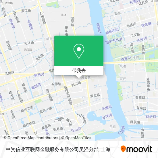 中资信业互联网金融服务有限公司吴泾分部地图