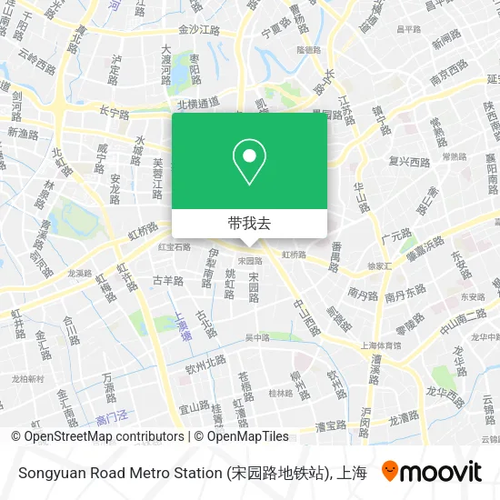 Songyuan Road Metro Station (宋园路地铁站)地图