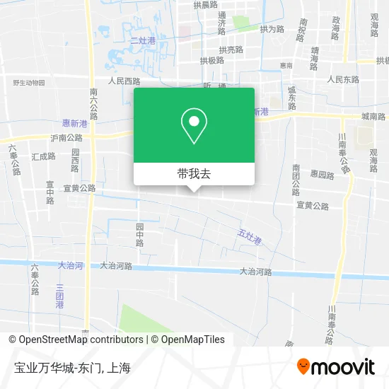 宝业万华城-东门地图