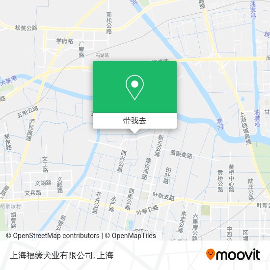 上海福缘犬业有限公司地图