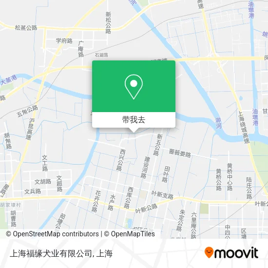 上海福缘犬业有限公司地图
